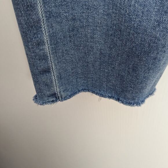 Mother Jeans The Tomcat Ankle Fray Kitty Corner Wash Stretch Button Fly 26 - Picture 12 of 13